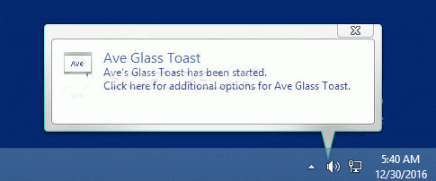 GlassToasts