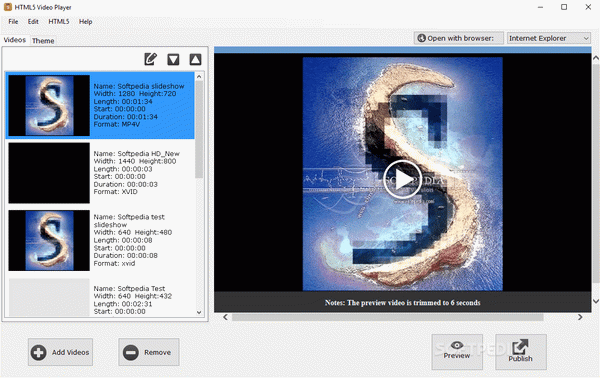 HTML5 Video Player