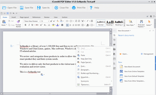 iCareAll PDF Editer