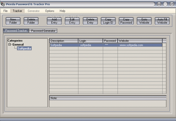 iNeeda Password & Tracker Pro