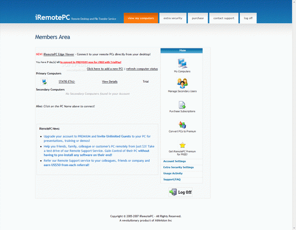 iRemotePC