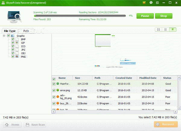 iSkysoft Data Recovery