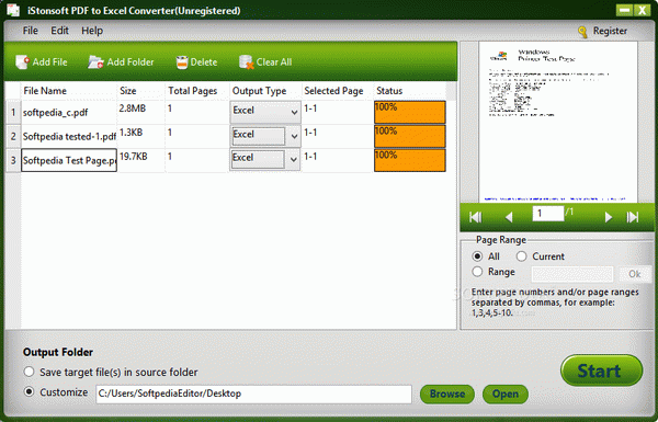 iStonsoft PDF to Excel Converter