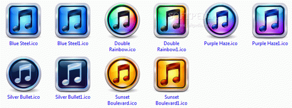 iTunes 10 Icons