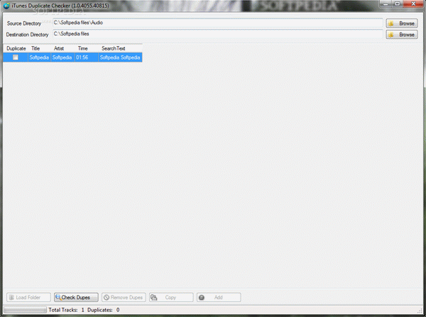 iTunes Duplicate Checker