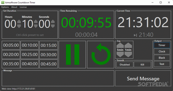 isimSoftware CountDown Timer