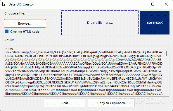 isimSoftware Data URI Creator