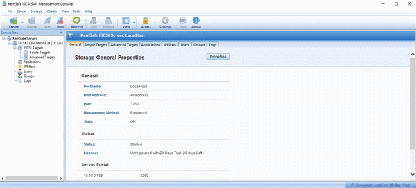 KernSafe iStorage Server