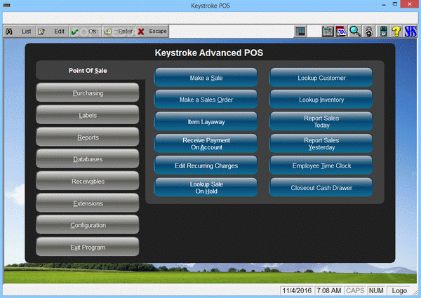 Keystroke POS