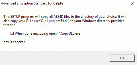 MarshallSoft AES Library for Delphi