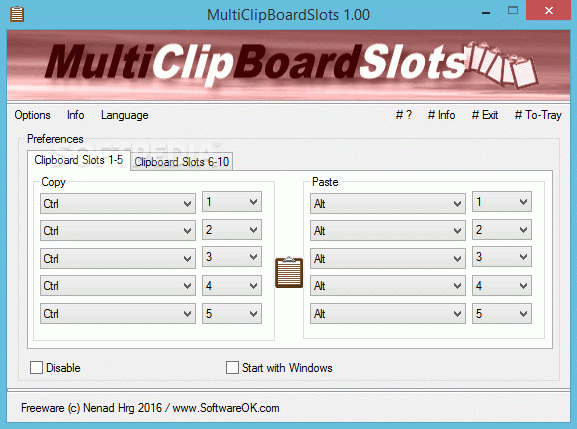 MultiClipBoardSlots