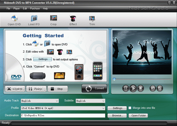 Nidesoft DVD to MP4 Converter