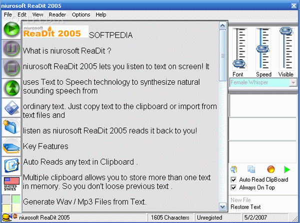 niurosoft ReaDit2005