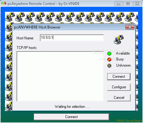 pcAnywhere Remote Control