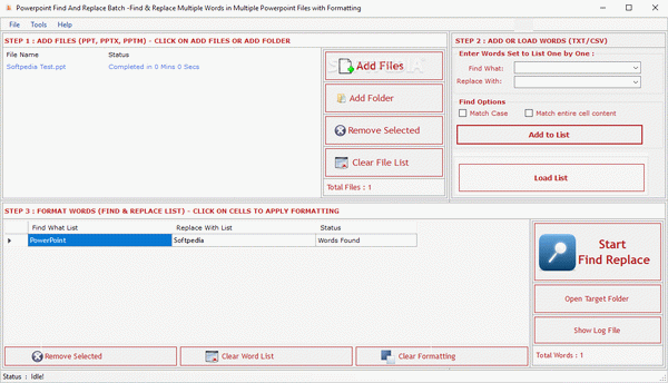 Powerpoint Find and Replace Batch