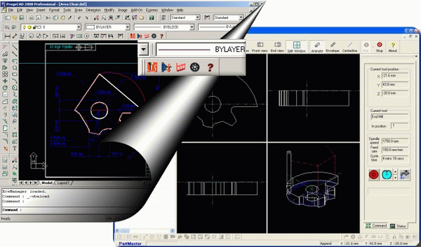 progeCAM CNC Add-on for progeCAD