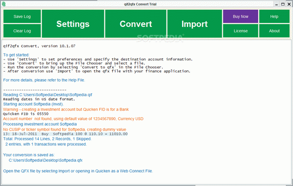 qif2qfx Convert Portable