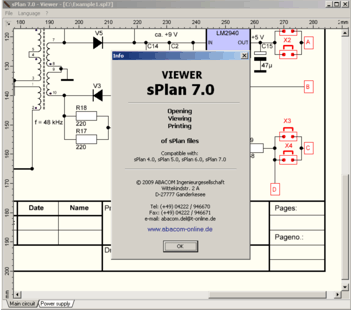 sPlan 7.0 Viewer