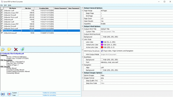 Some PDF to Html Converter