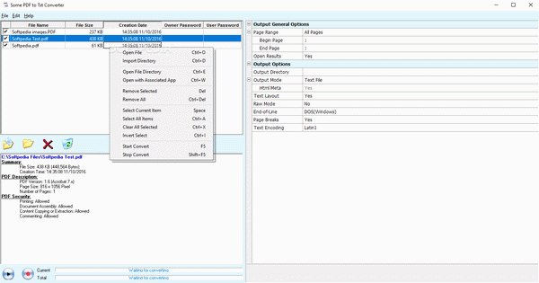 Some PDF to Txt Converter