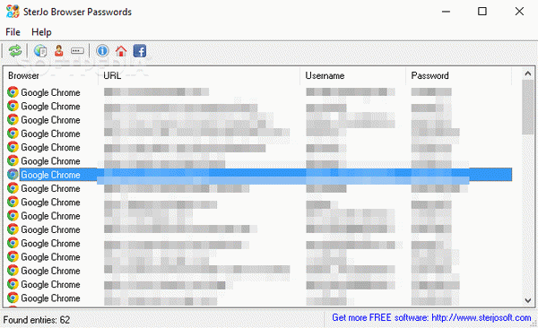 SterJo Browser Passwords Portable