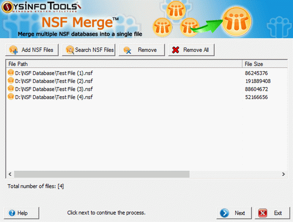 SysInfoTools NSF Merge