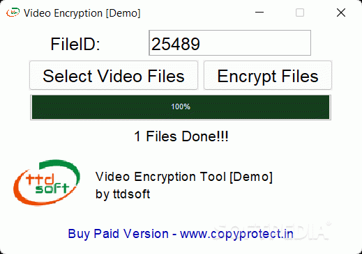 ttdsoft Android Video Encryption Tool