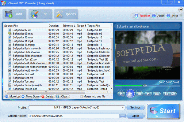 uSeesoft MP3 Converter