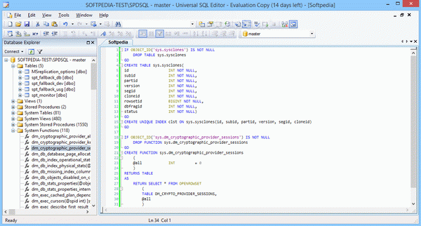 Universal SQL Editor