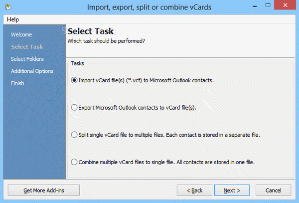 vCard ImportExport