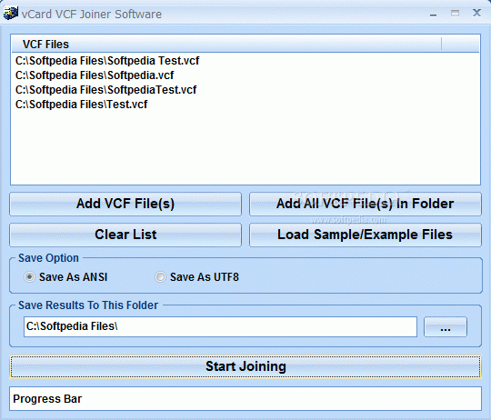 vCard VCF Joiner Software