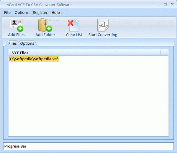 vCard VCF To CSV Converter Software