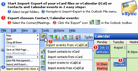 vSync for Outlook