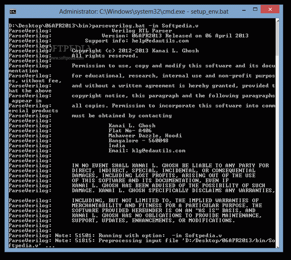 Verilog RTL Parser