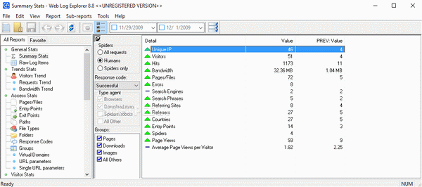 Web Log Explorer Standard