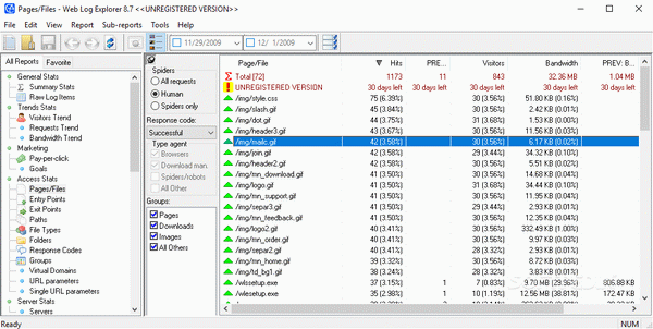 Web Log Explorer Enterprise