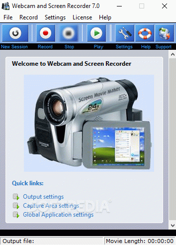 Webcam and Screen Recorder