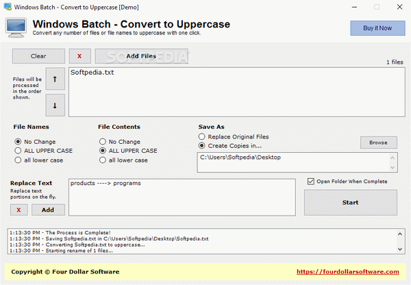 Windows Batch - Convert to Uppercase