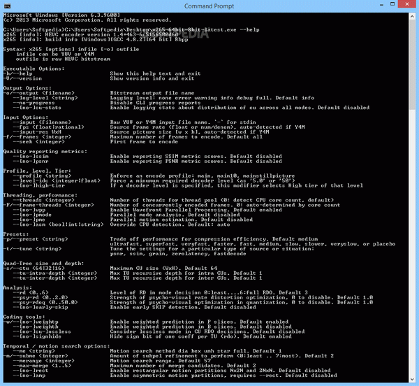 x265 Encoder