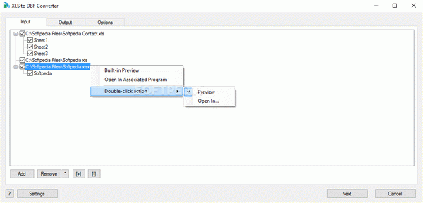 XLS to DBF Converter