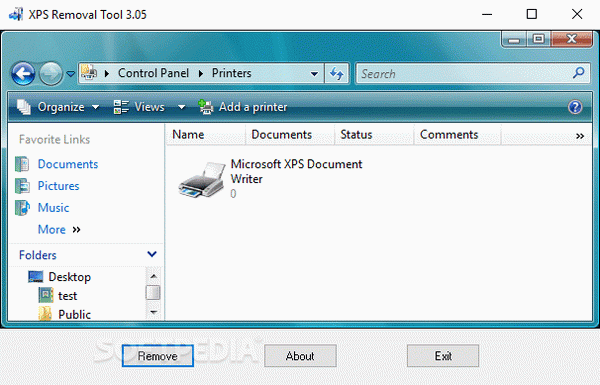 XPS Removal Tool