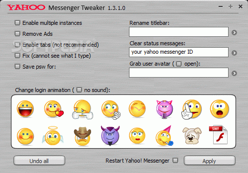 Yahoo! Messenger Tweaker