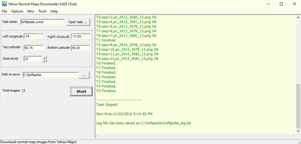 Yahoo Normal Maps Downloader