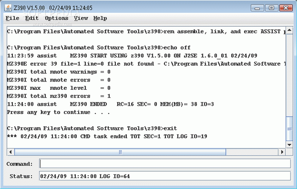 z390 Portable Mainframe Assembler