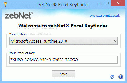 zebNet Excel Keyfinder