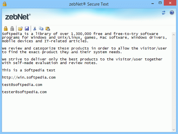 zebNet Secure Text