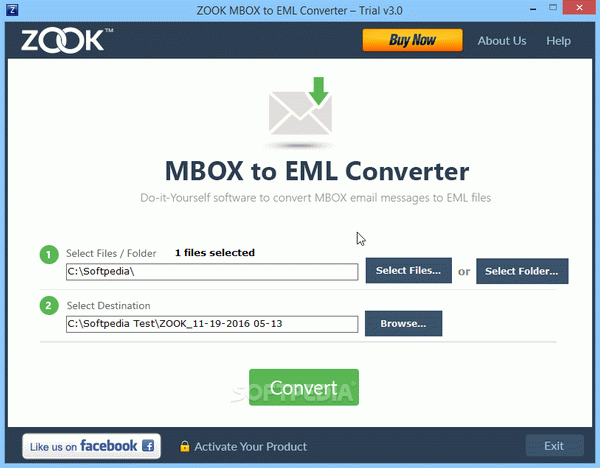 ZOOK MBOX to EML Converter